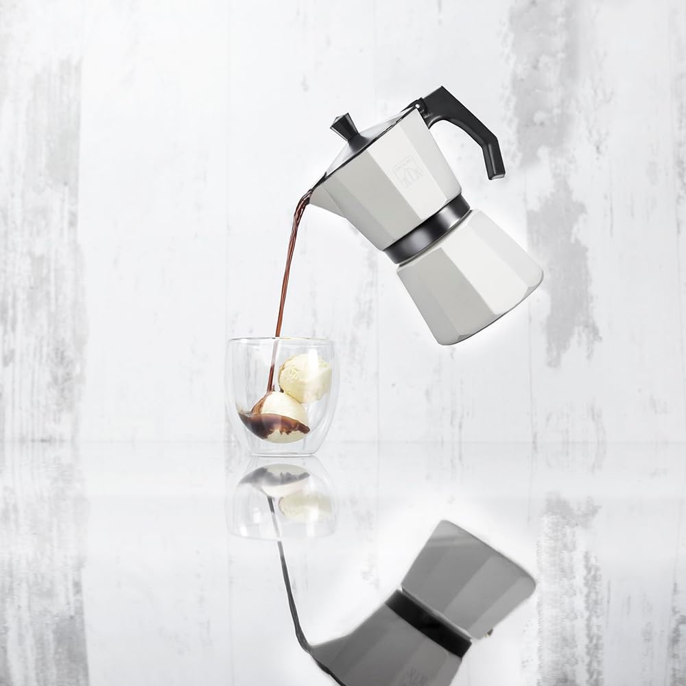 Cecotec Italienische Kaffemaschine Cumbia Mokclassic 1200 Beige, Aluminium, 775 ml Kapazität, Für 12