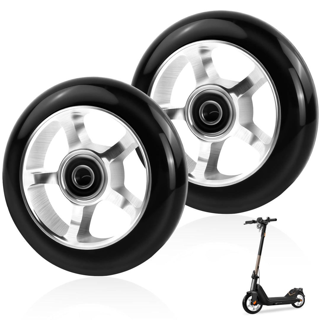 2 Stück Stunt Scooter Rollen 100 x 24mm, Scooter Ersatzräder Räder, Stunt Scooter Reifen, Roller Rei