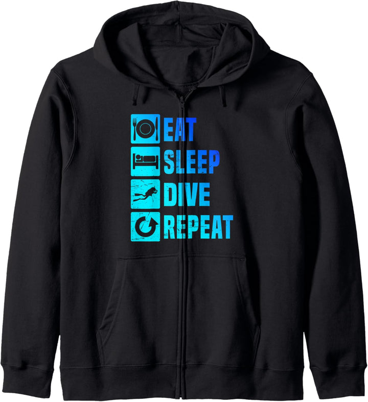 Scuba Taucher Scuba Diver Free Dive Diver Kapuzenjacke