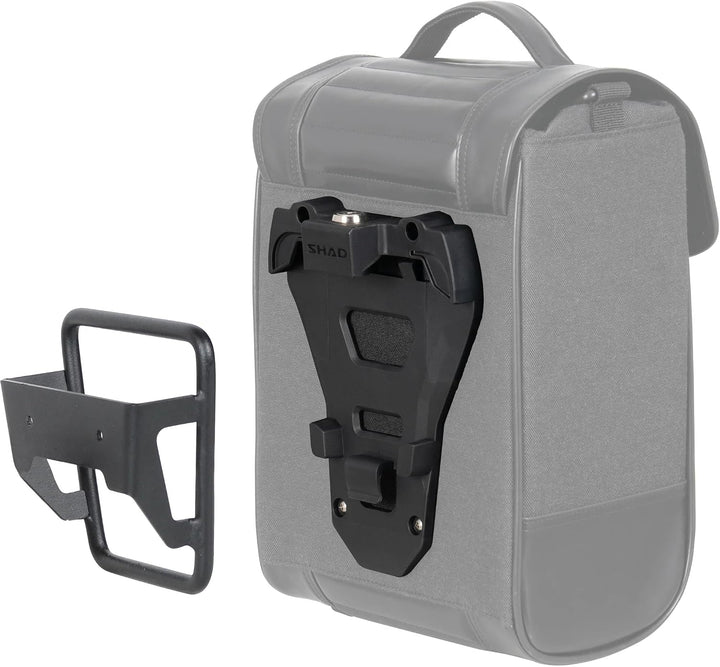 Saddle Bag 1 Unit SR38 Cafe Racer Black