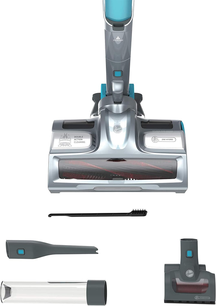 Hoover H-FREE 500 HYDRO PLUS Akku Saugwischer mit Licht – 3-in-1 Staubsauger mit Wischfunktion & Han