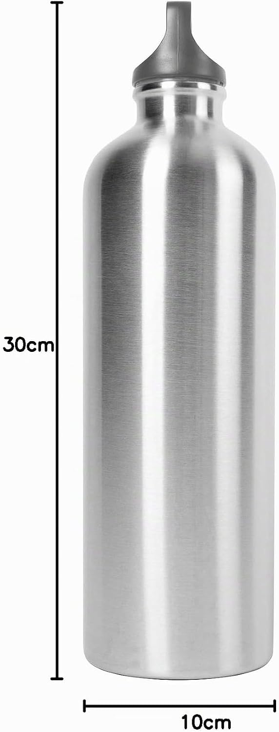 Tatonka Trinkflasche Stainless Steel Bottle - Unzerbrechliche Flasche aus Edelstahl - schadstofffrei
