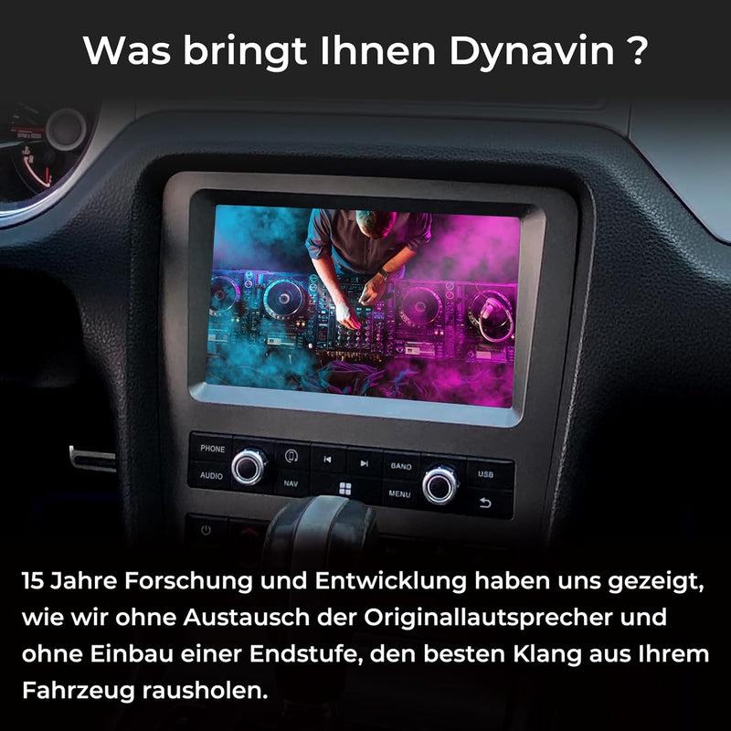 DYNAVIN Android Radio Navi für Ford Mustang 2010-2014, 9 Zoll OEM Radio mit Wireless Carplay und And