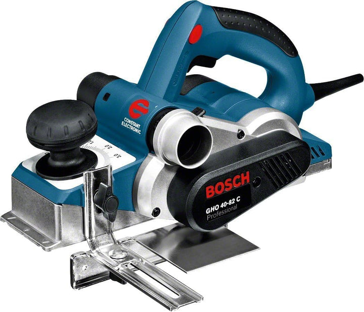 Bosch Professional Hobel GHO 40-82 C (850 Watt, inkl. Falztiefenanschlag, Parallelanschlag, Staubbeu