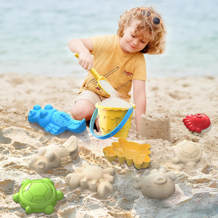 TEMI Wasserspieltisch für Kleinkinder, Sand- und Wassertisch 3-stufiger Outdoor-Spieltisch Sensorik-