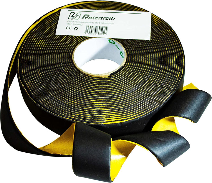 Armatech Klebeband, 15 m, 50 x 30 mm, Gummi, selbstklebend, für Wärmeisolierung, Klimaanlagenleitung