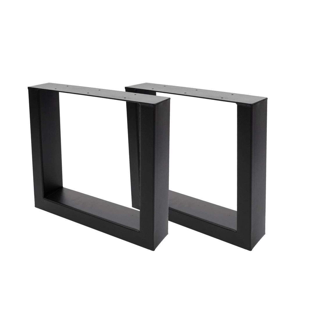 Mendler 2er-Set Tischbein HWC-H33, für Couchtisch Sitzbank Tischgestell Tischkufe, Industrial 37x40c