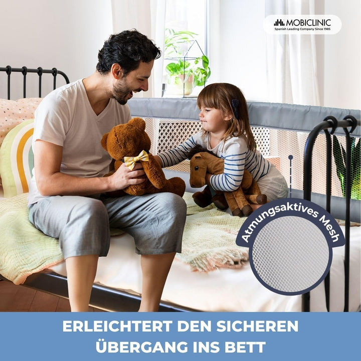 Mobiclinic® Kids, Rausfallschutz Bett, Dreamy, Reisebettgitter, Faltbar und tragbar, Leicht montierb