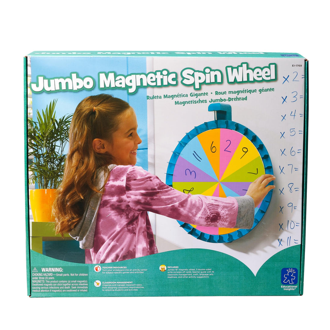 Learning Resources SpinZone Magnetisches JumboGlücksrad
