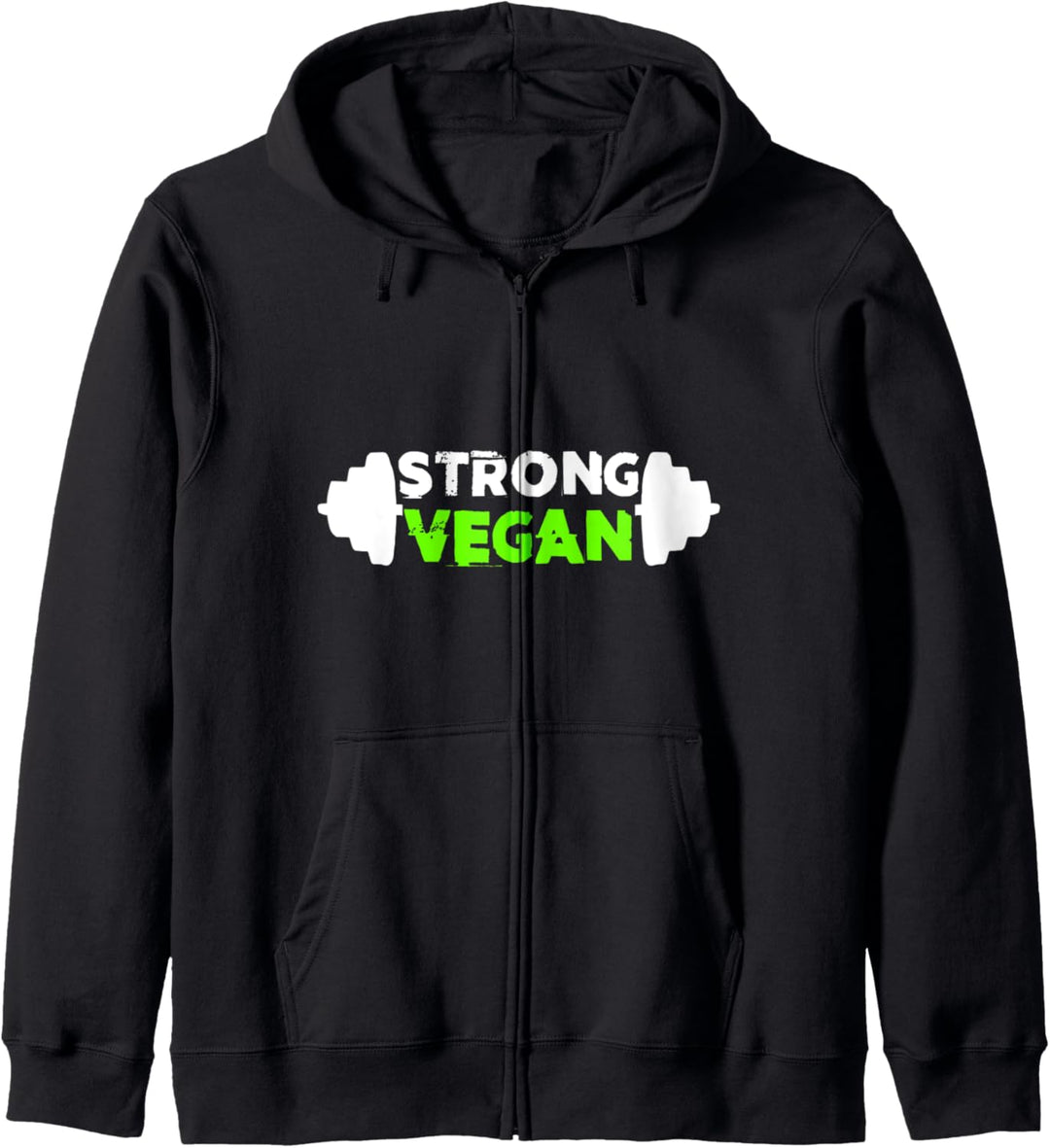 Starkes, veganes Strongman Gym Kreuzheben, Kraftsport Kapuzenjacke
