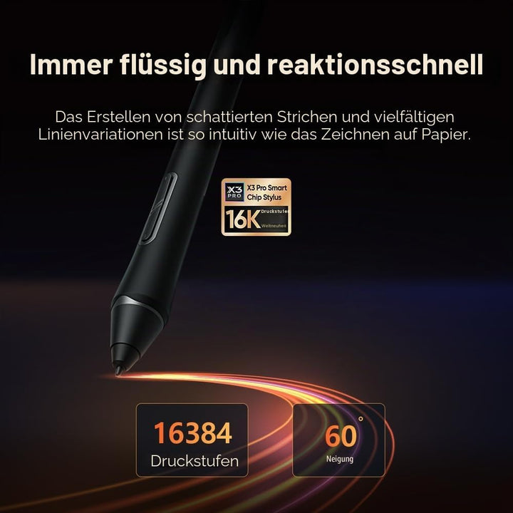 XPPen Artist 22 Pro (Gen 2) Grafiktablett mit 2,5 K QHD-Bildschirm, 54,8 cm (21,5 Zoll) Zeichnungsdi