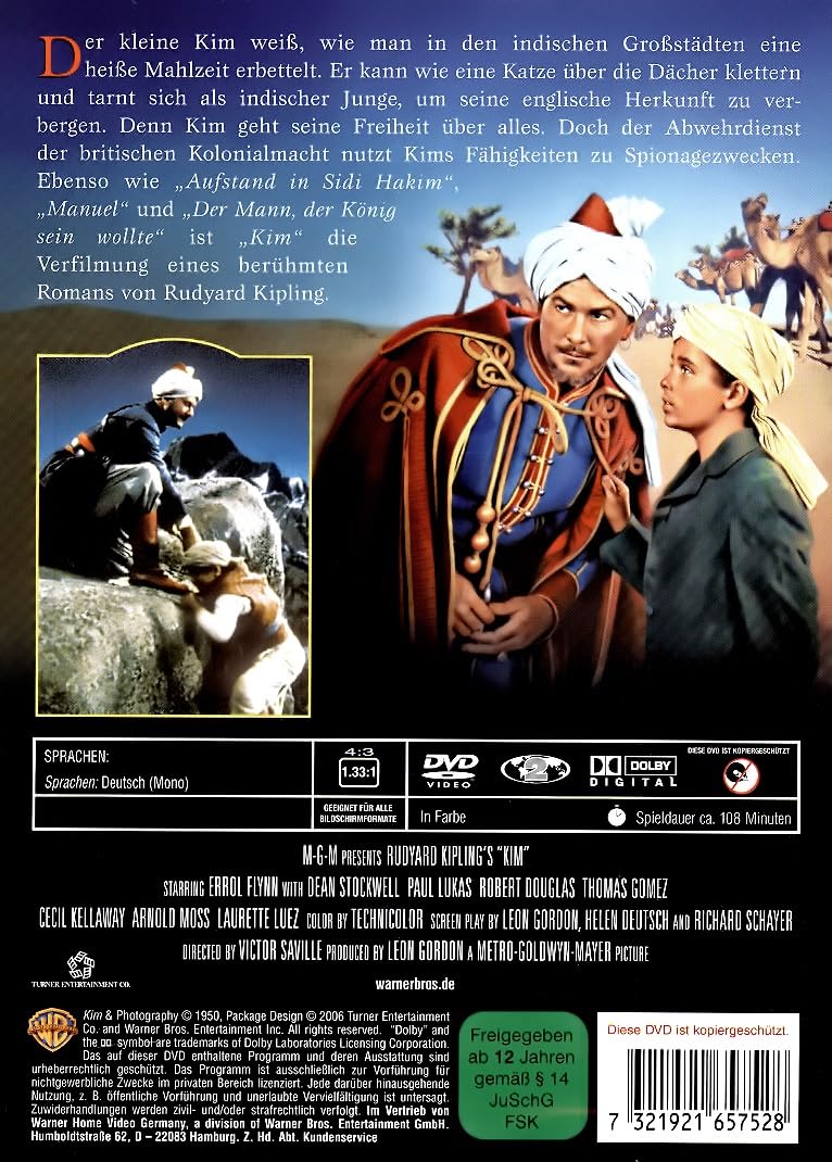 Kim - Geheimdienst in Indien, DVD
