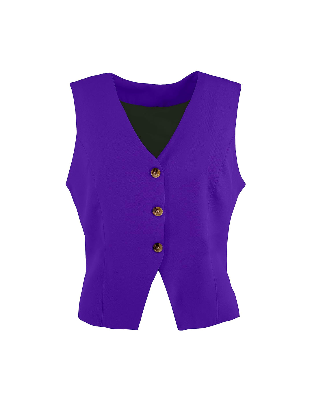 JOPHY & CO. Damenweste mit 3 Knöpfen (Code 7090) XS Purpur, XS Purpur