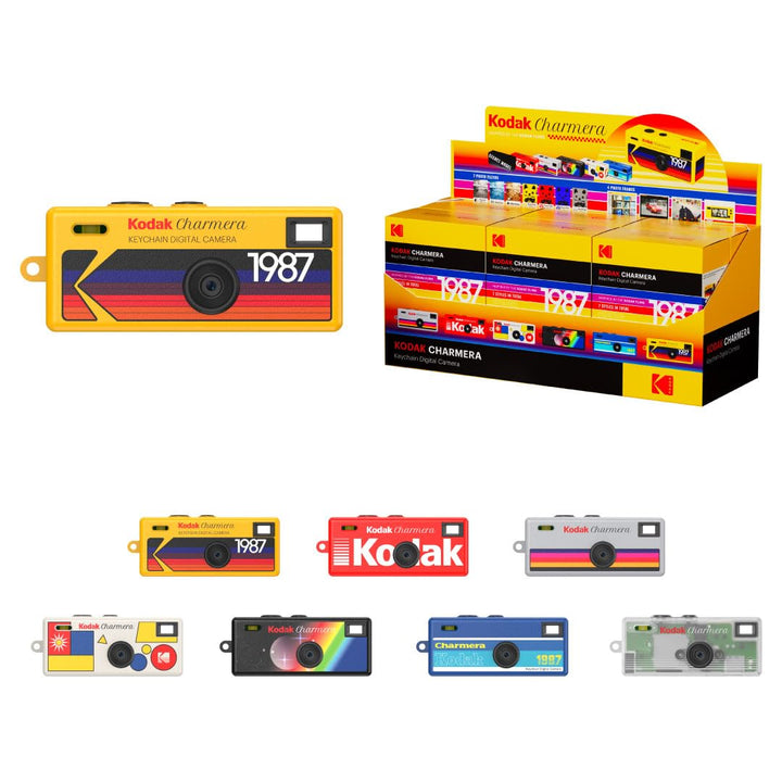 KODAK CHARMERA Schlüsselanhänger Digitalkamera Blind Box Ganzes Set (6 Stück), Ganzes Set