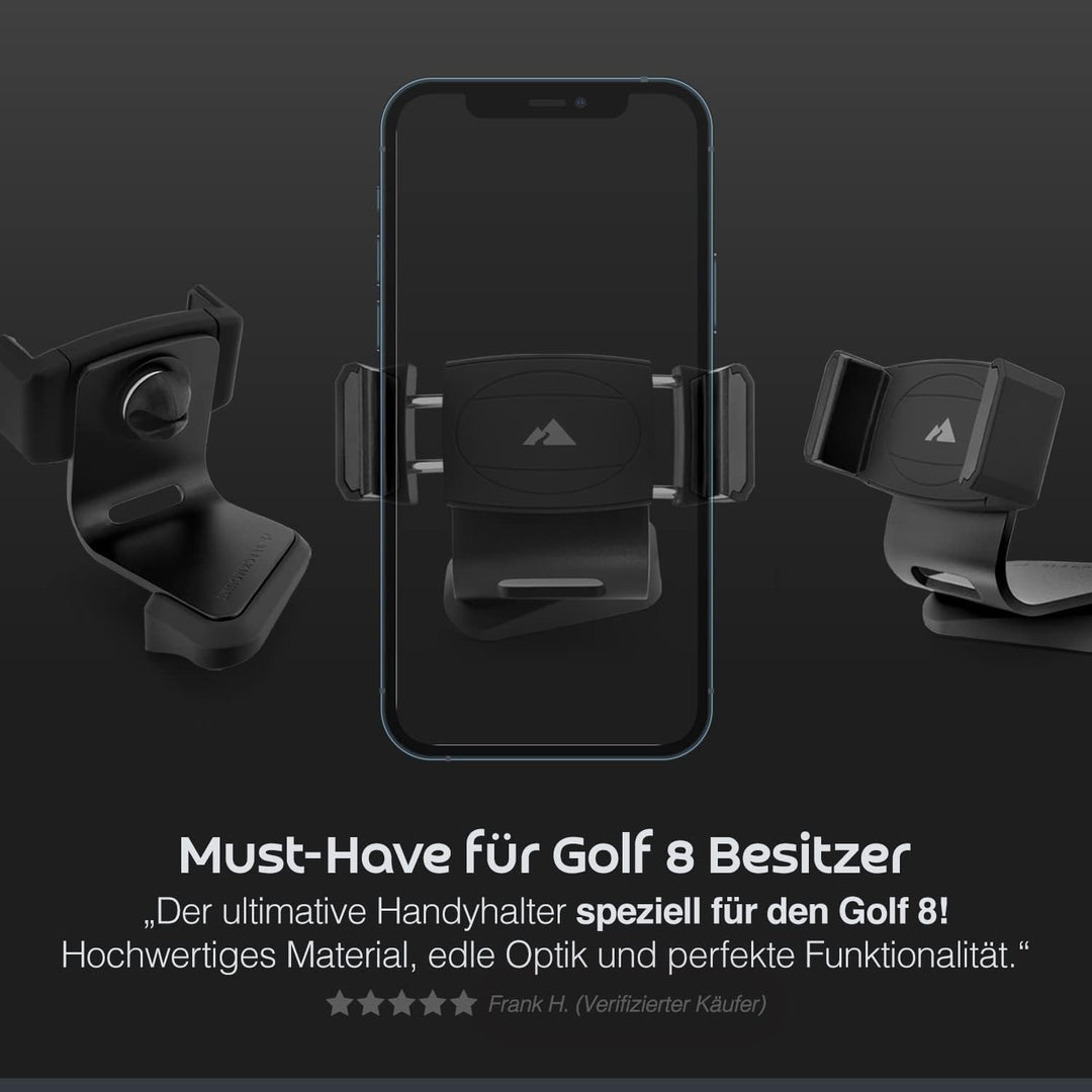 BLACKMOUNT® Premium Handyhalterung FÜR VW Golf 8 - Der Beste Handyhalter speziell für Dein Auto Mode