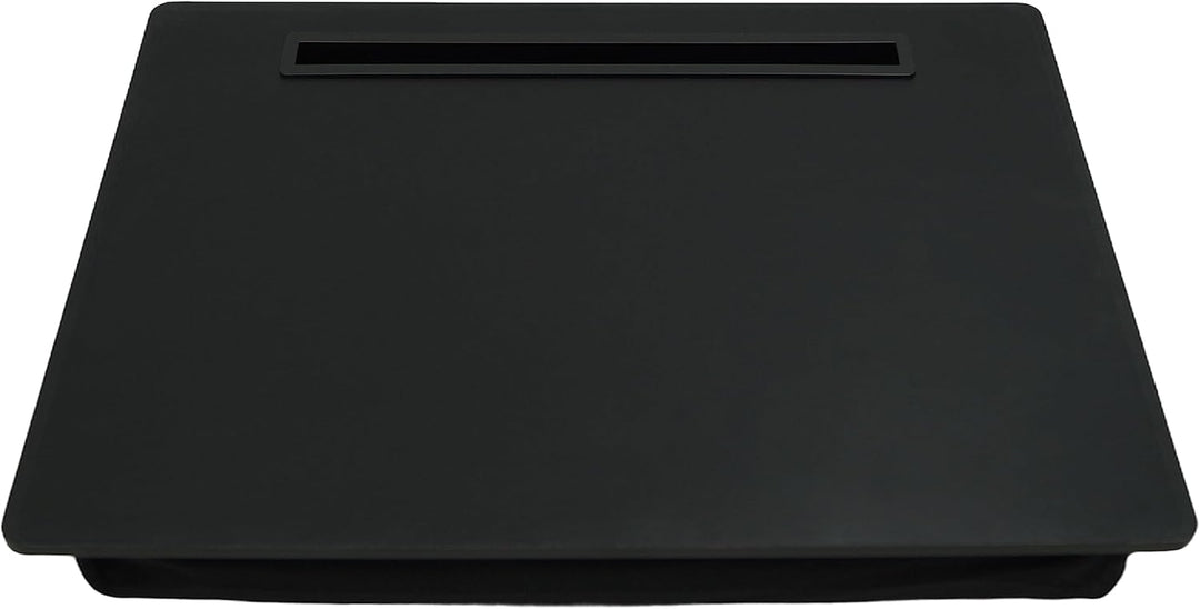 PrimoLiving Knietablett mit Tablet-Halterung - 40x30x5 cm – Tablett als Laptop-Notebook-Unterlage –