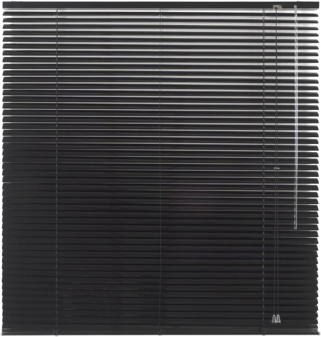 Liedeco | Aluminium-Jalousie | schwarz B180cm x H160cm, Schwarz