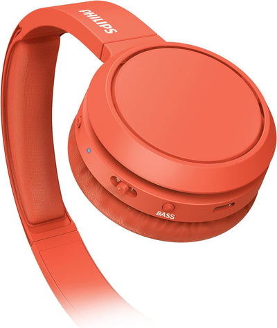 PHILIPS Audio TAH4205RD/00 On Ear Kopfhörer mit Bass Boost Taste (Bluetooth, 29 Stunden Wiedergabeze