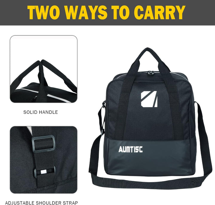 AUMTISC Skitasche und Skischuhtasche Combo - Skitaschen für Flugreisen - gepolsterte Schneeskitasche