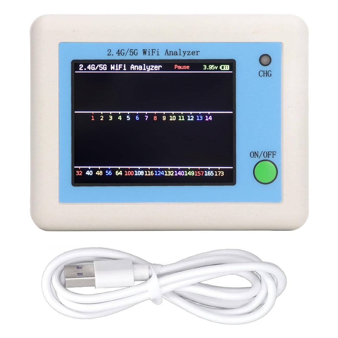 WLAN-Analysator WLAN-Spektrumanalysator, 2,4G &amp; 5G WLAN-Scanner Netzwerkanalysator WLAN-Signalanalys