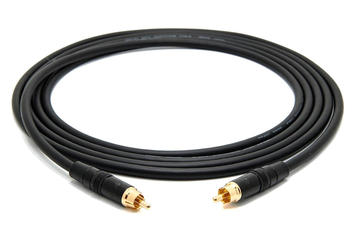 enoaudio Mogami 2534 Quad Professionel Studio Kabel | Neutrik Gold Cinch RCA | HiFi, 3,0 m, 3,0 m