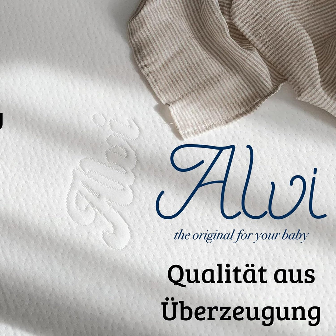 Alvi wasserdichte Betteinlage Molton/Molton 90 x 200 cm Weiss