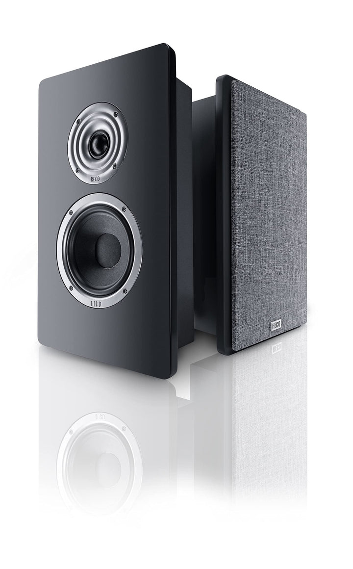 HECO Ambient Line 11 F, 2-Wege Wandlautsprecher, 1 Paar Schwarz, Schwarz