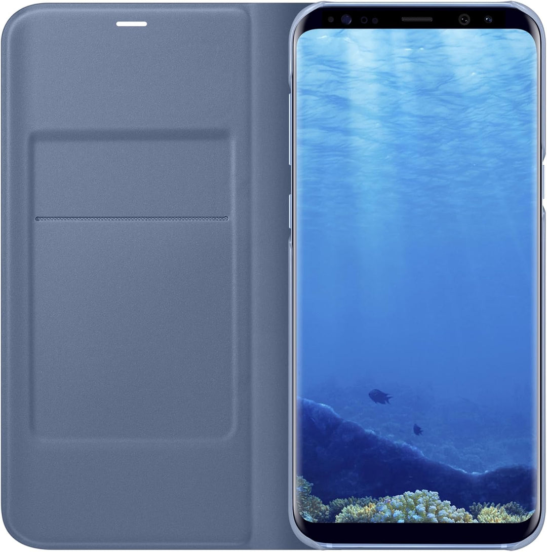 Samsung EF-NG955PLEGWW LED View Schutzhülle für Galaxy S8 Plus blau, blau