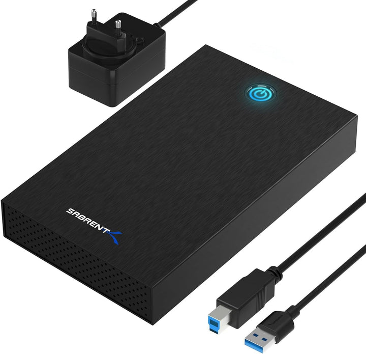 SABRENT SSD/HDD 2,5/3,5 Zoll Docking Station, festplatten gehäuse, USB 3.2 gen1 Hard Drive, sata auf