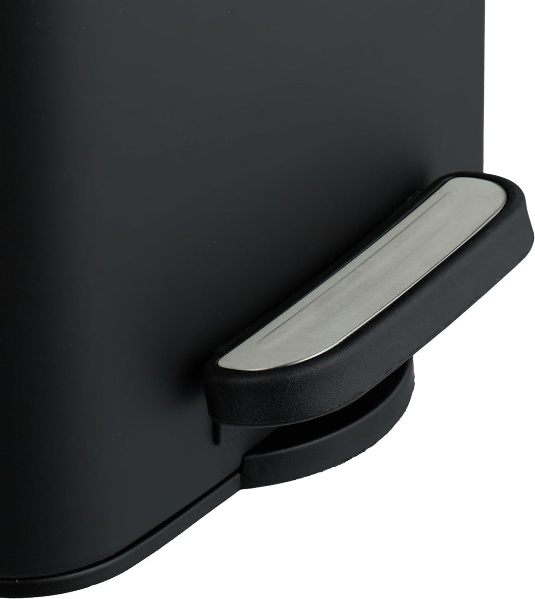 Relaxdays Kosmetikeimer, 6 L, Absenkautomatik, entnehmbarer Inneneimer, Metall, Bad Mülleimer, inkl.