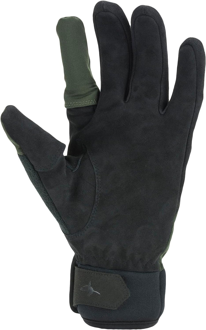 SealSkinz Unisex-Adult Stanford Waterproof All Weather Sporting Glove Liners M Olive Green/Black, M