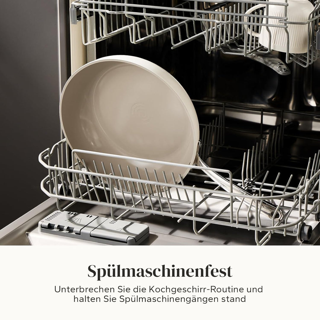 Redchef Bratpfanne 24 cm Keramik Antihaft, Pfannen 24 cm Keramik-beschichtet für alle Herdarten, ind