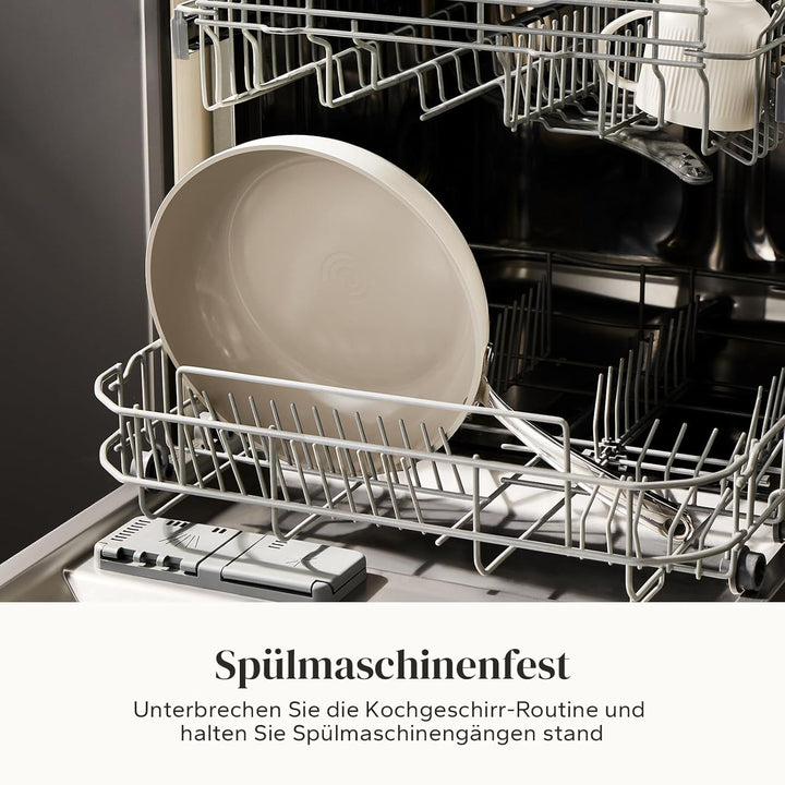 Redchef Bratpfanne 24 cm Keramik Antihaft, Pfannen 24 cm Keramik-beschichtet für alle Herdarten, ind