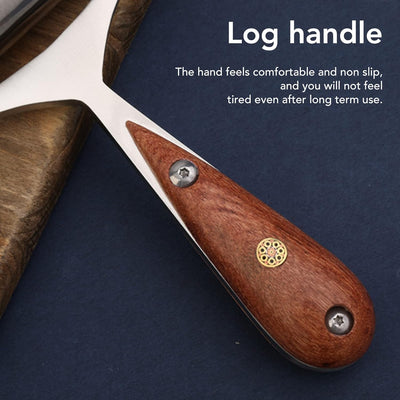 Leder Andruckrolle Leder Roller Werkzeug Andrückwalze Handdruck Roller mit Holzgriff für Schweisswer