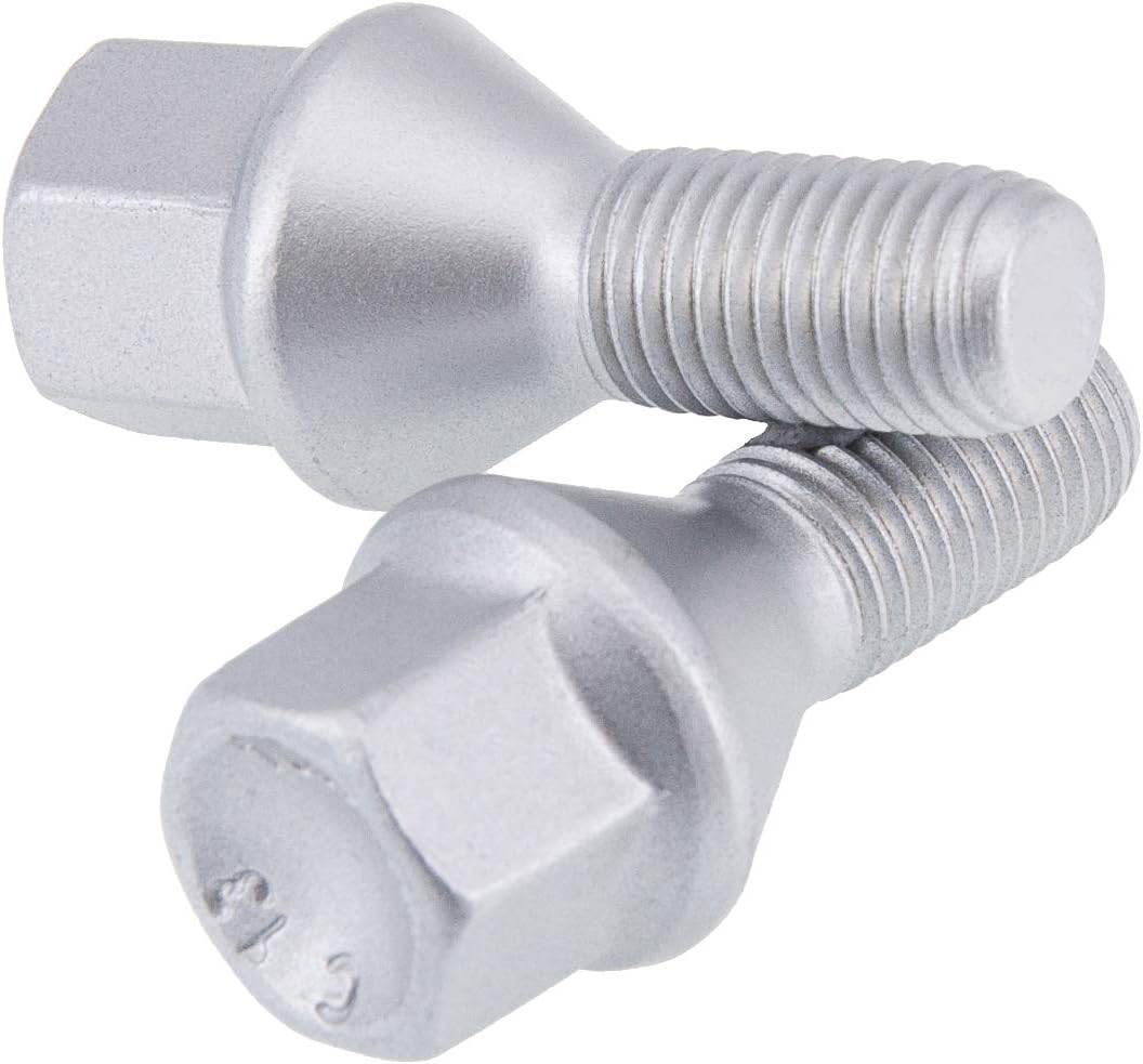 levando 20 Stück Radschrauben M14x1,5 33mm Schaftlänge Kegelbund 60° SW17 – Radbolzen-Set mit 20x Ra