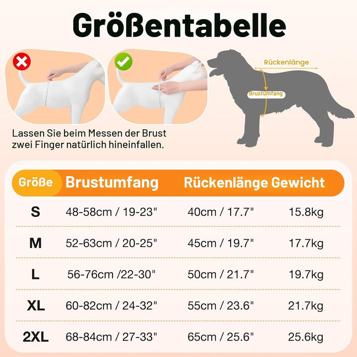 Warme Hundemäntel, wasserdichte Reflektierende Hundejacke, Winddichter Wintermantel mit Hohem Kragen