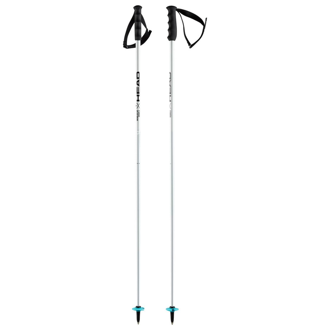 HEAD Unisex – Adult Worldcup Sl Skistöcke 130 Weiss, 130 Weiss