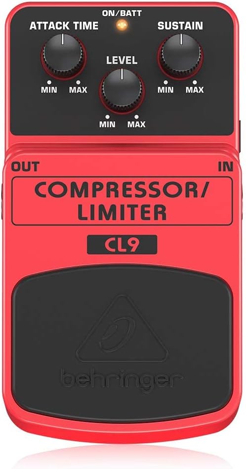 Behringer COMPRESSOR/LIMITER CL9 Klassisches Kompressor/Limiter-Effektpedal COMPRESSOR/LIMITER CL9 G