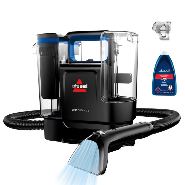BISSELL SpotClean C5, Polsterreiniger Gerät, Teppichreiniger mit Triple Action System, Leichtgewicht