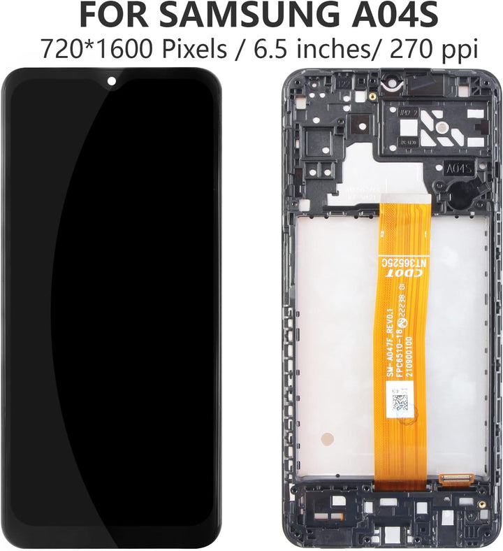 LCD-Bildschirm Ersatz für Samsung Galaxy A04S 2022 SM-A047 SM-A047F LCD-Display Touchscreen Digitize