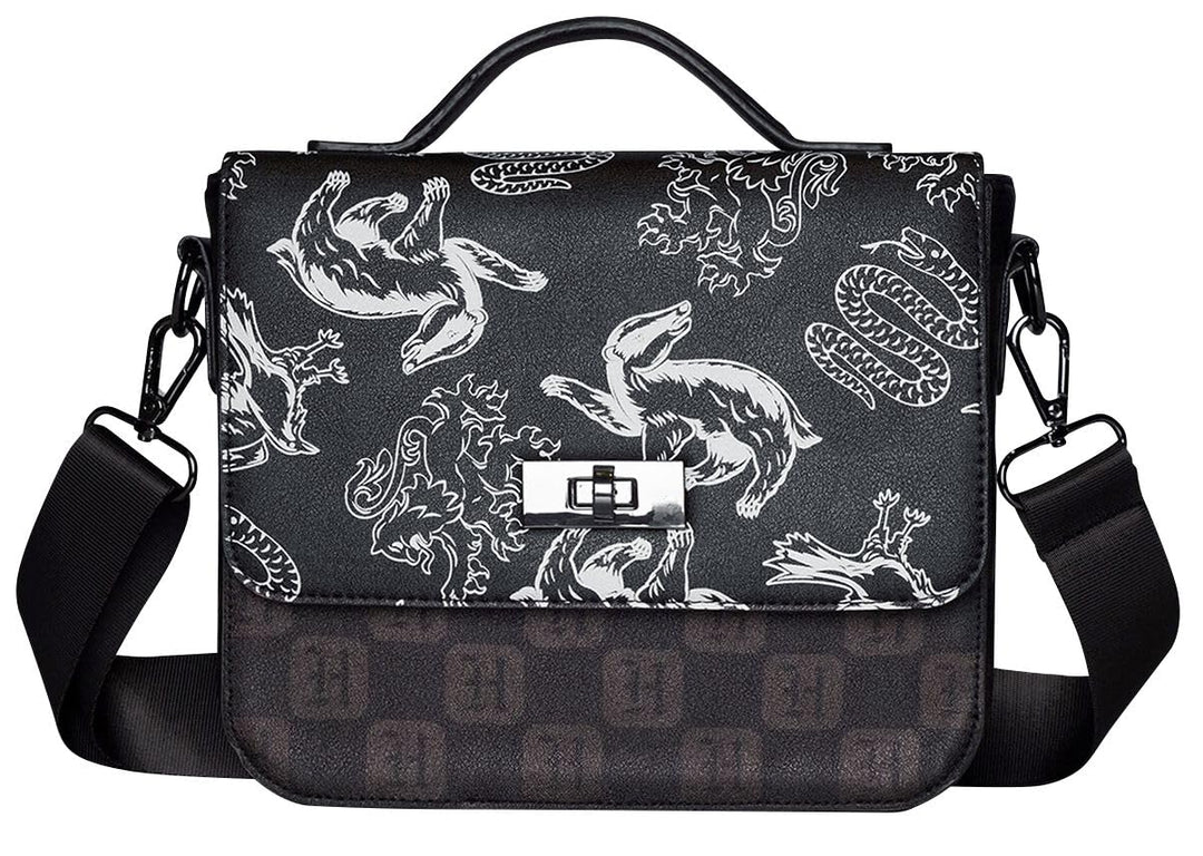 Harry Potter Wizards Unite - Hogwarts Houses Unisex Handtasche allover Einheitsgrösse T-9, Einheitsg
