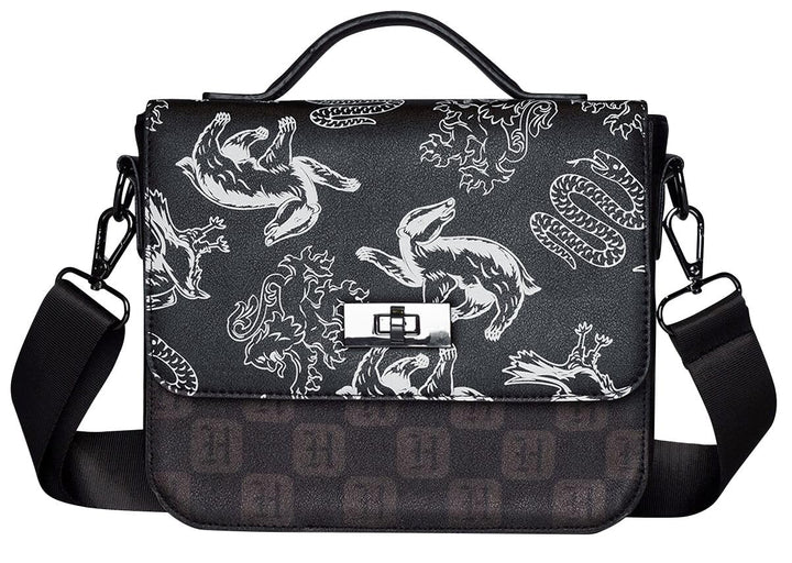 Harry Potter Wizards Unite - Hogwarts Houses Unisex Handtasche allover Einheitsgrösse T-9, Einheitsg