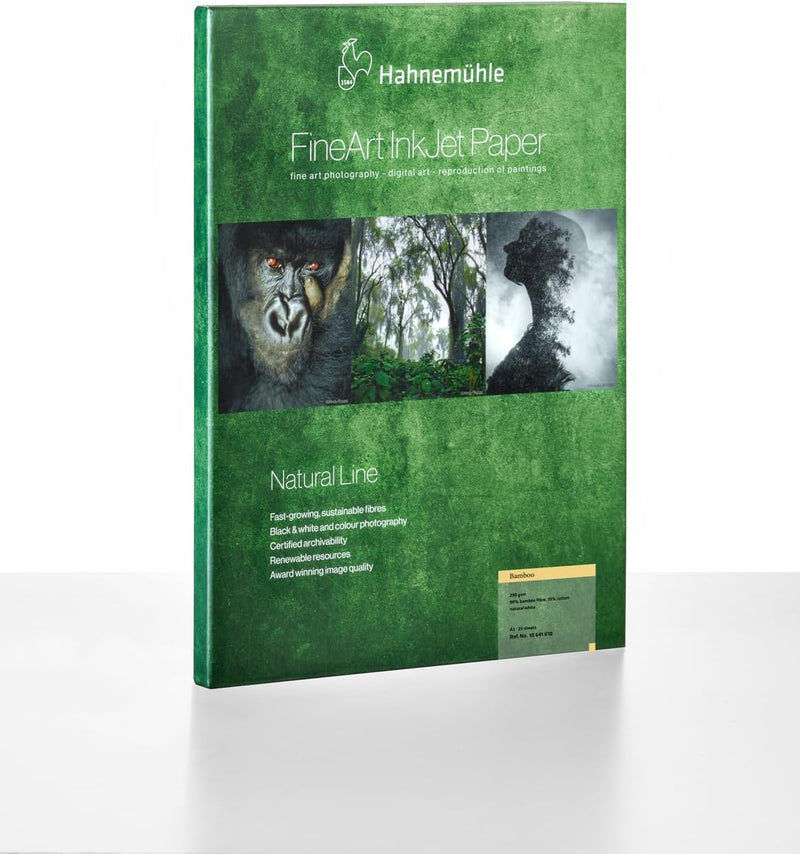 Hahnemühle 10641610 Digital FineArt Bamboo, 290 g/m², DIN A3, 297 x 420 mm, naturweiss, 297 x 420 mm