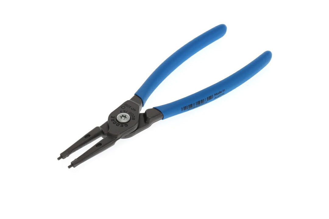 GEDORE Montagezange für Sicherungsring innen, Verwindungshemmend, gerade Backen, Spitzen-Ø: 2,3 mm,