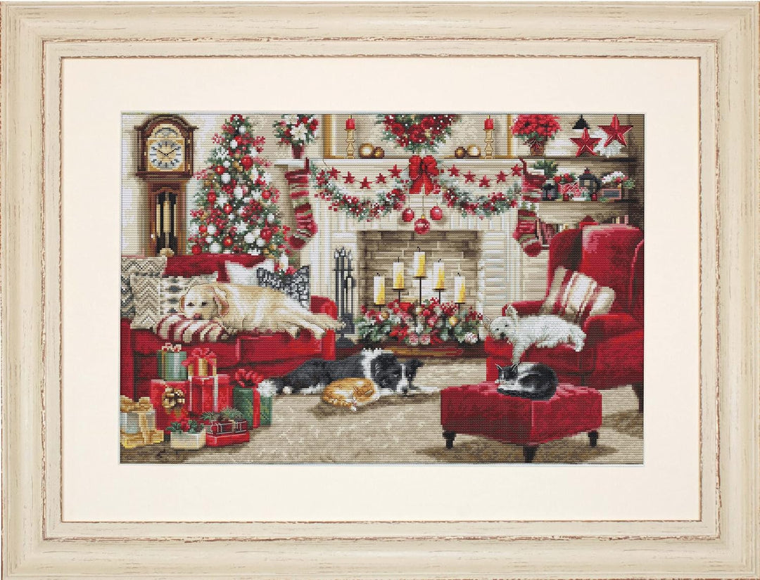 Kreuzstich-Set Luca-S Gold – Pets Interior BU5013