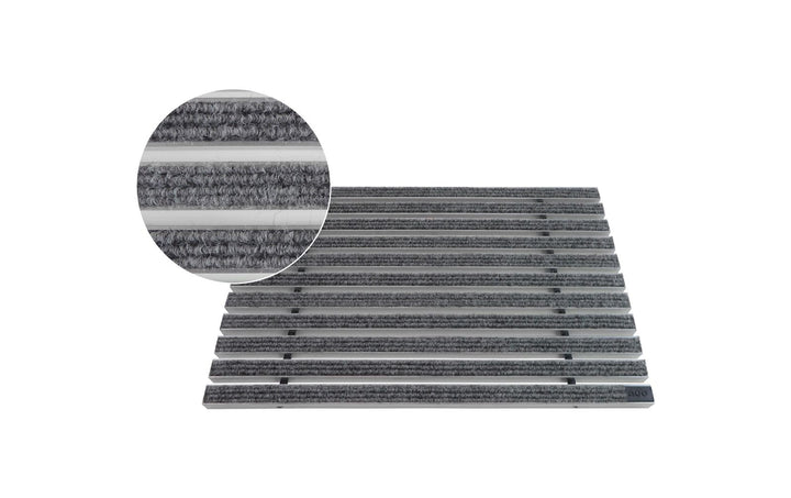 ACO Self® Vario Schuhabstreifer - Rips Hellgrau 60 cm x 40 cm (B x H), 60 cm x 40 cm (B x H)