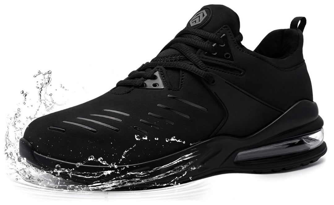 LARNMERN PLUS Sicherheitsschuhe Herren Damen S1 Arbeitsschuhe SRC rutschfest Küche Stahlkappenschuhe