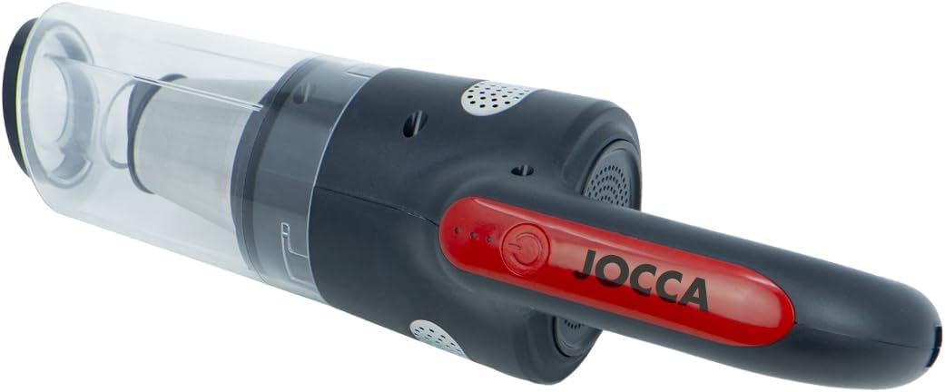 Jocca - Kabelloser Handstaubsauger Wiederaufladbar 50W | Zyklon-Technologie | HEPA-Filter | Für Flüs