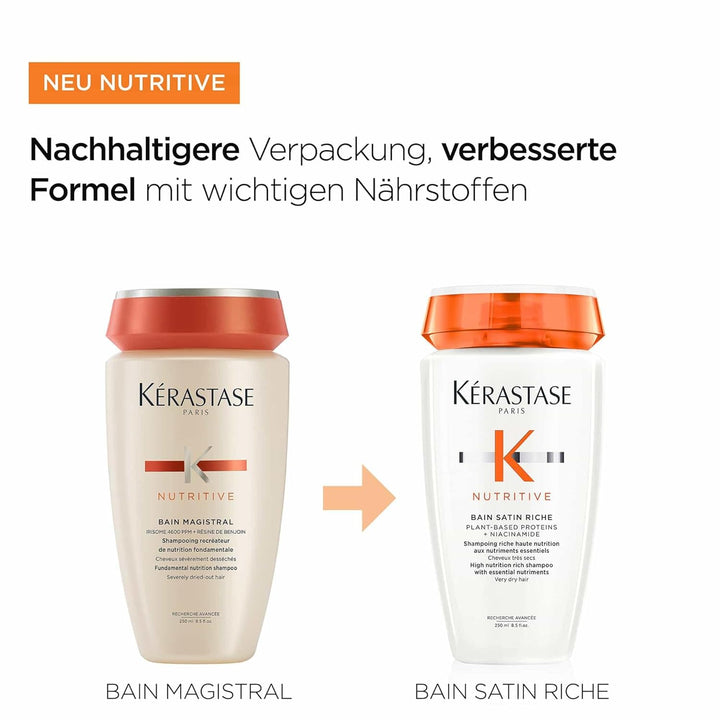 Kérastase Nutritive, Shampoo für sehr trockenes Haar, Feuchtigkeitsspendendes und revitalisierendes