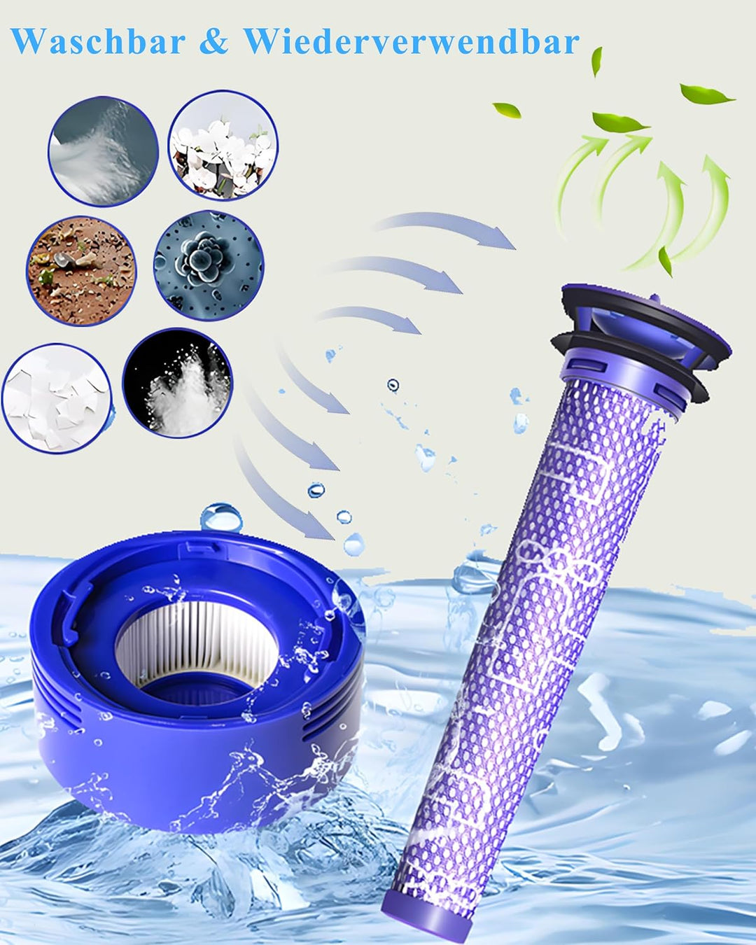 DTK Ersatzakku für Dyson V7 Akku SV11 Kompatibel mit Dyson V7 Animal/Absolute/Fluffy/Motorhead/Trigg